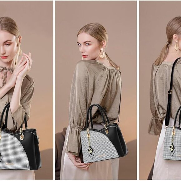 Purses and Handbags Top Handle Satchel Shoulder Bags Messenger Tote Bag for Ladi - Picture 2 of 7